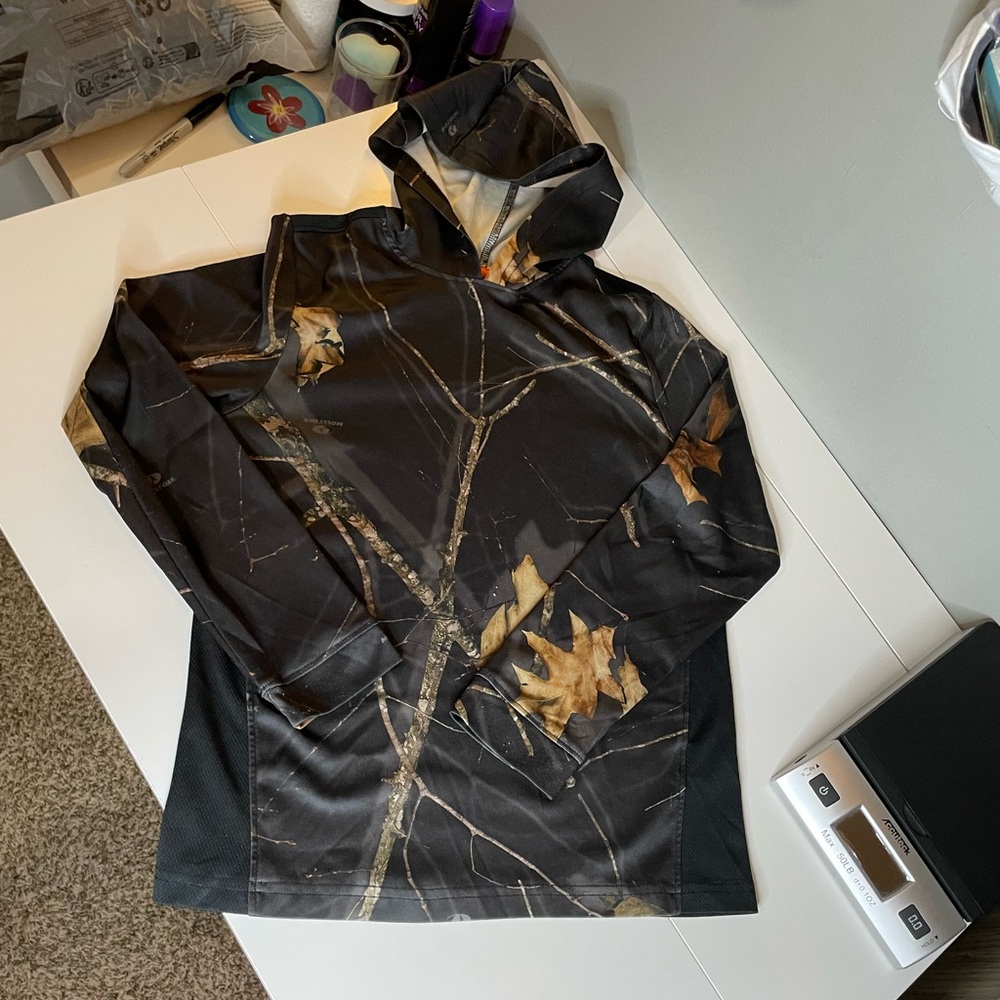 Boys thin hoodie/Mossy Oak/Size 10-12